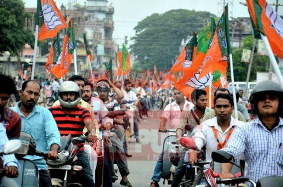 Restless BJP continues party activities, Massive joining held on Christmas Day : BJP emerging as the major threat for CPI-M in Assembly-2018 Restless BJP continues party activities, Massive joining held on Christmas Day : BJP emerging as the major threat for CPI-M in Assembly-2018